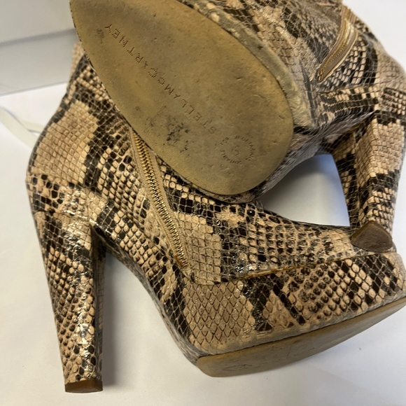 Stella McCartney Faux Snakeskin Platform Boots - Picture 5 of 6